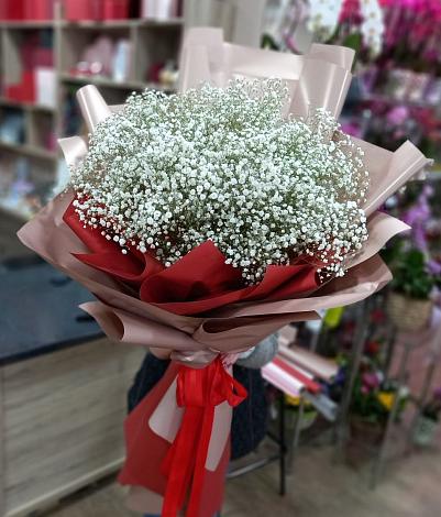 Букет цветов из: Гипсофила в Карачеве