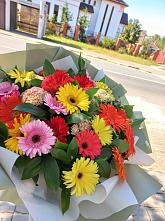 Букет цветов из:  Герберы #REPLACE_PRED# Карачеве